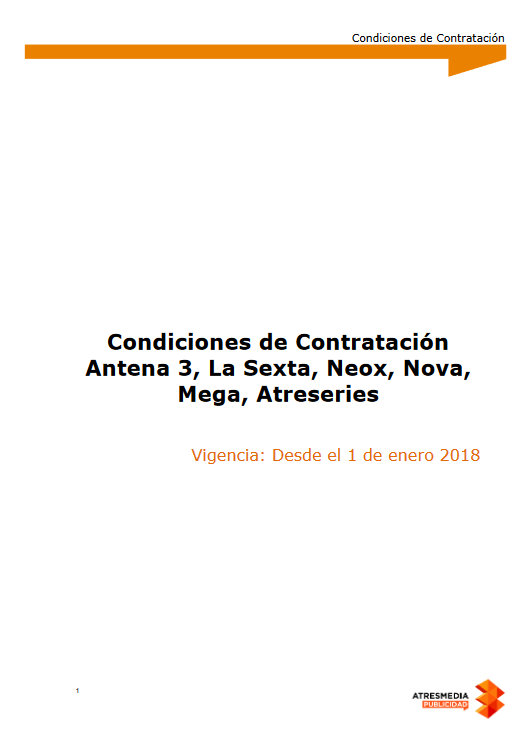 Condiciones de contratación 2018