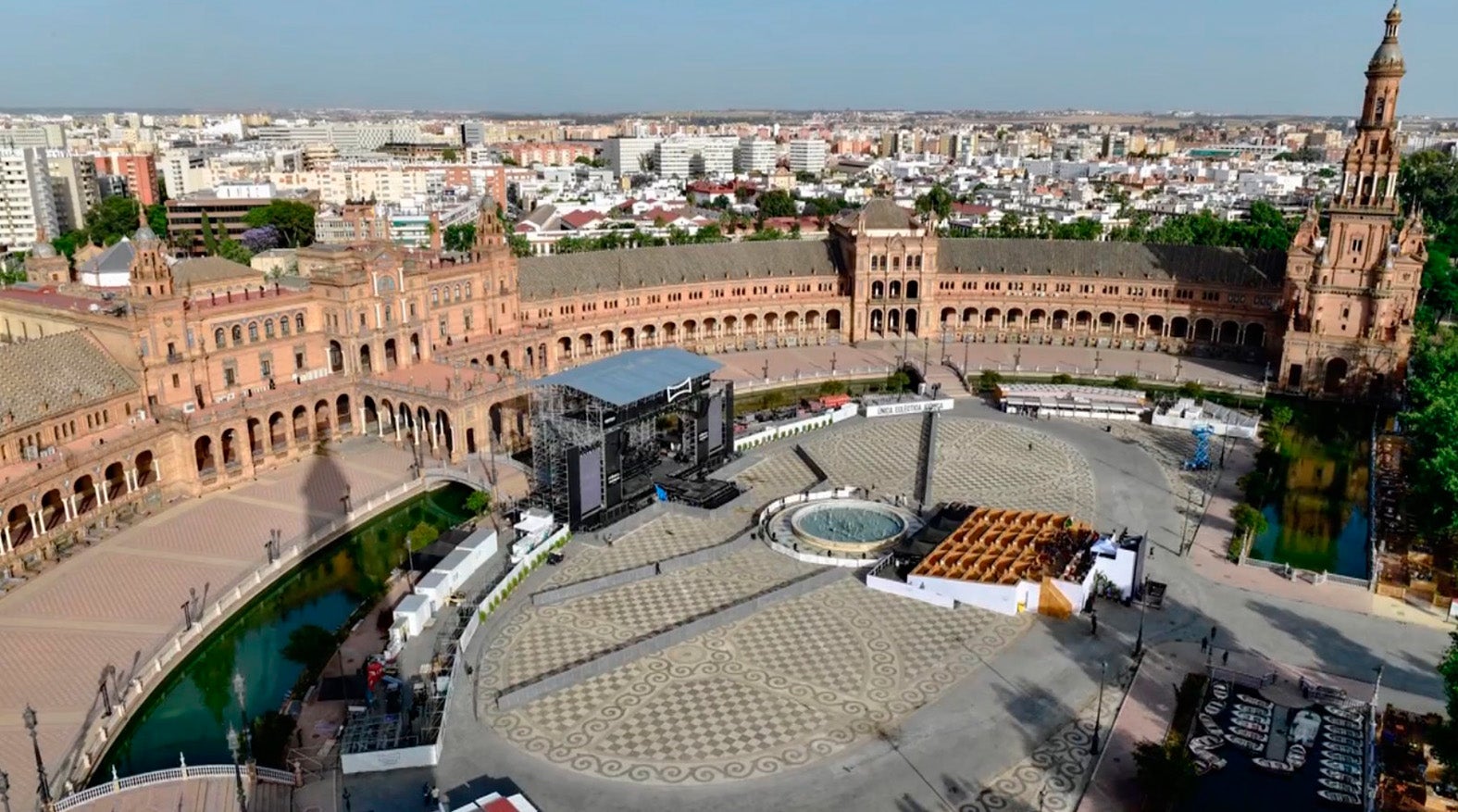 La Plaza de España, escenario único del Icónica Santalucía Sevilla Fest