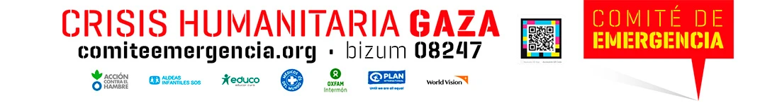Banner de Comité de Emergencia por Gaza