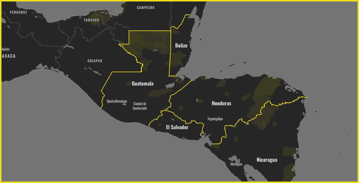 Mapa Triángulo Norte