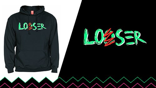 SUDADERA CON CAPUCHA LOOSER