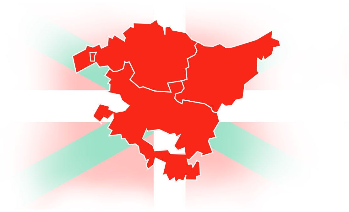 Mapa País Vasco