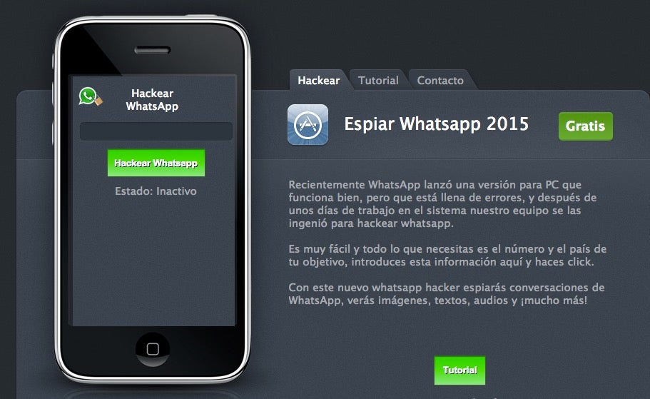 Programas para espiar conversaciones de Whatsapp: una estafa para sacarte dinero Programas para espiar conversaciones de Whatsapp: una estafa para sacarte dinero