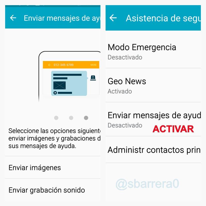 Cómo configurar los mensajes de emergencia en tu móvil y alternativas que  puedes usar