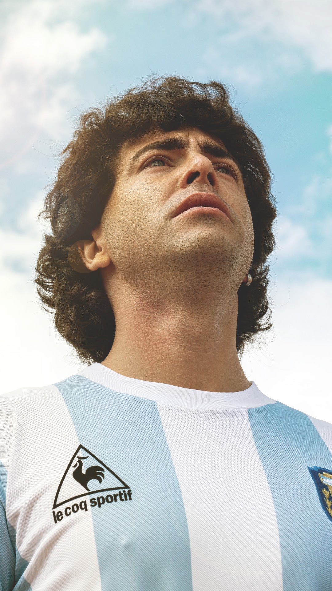 Nazareno Casero interpreta Maradona en su mejor etapa como futbolista.